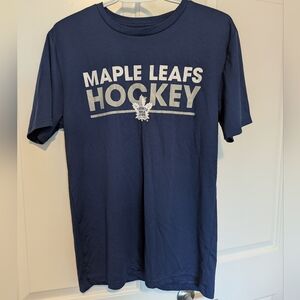 Official NHL Toronto Maple Leafs Navy Hockey T-Shirt